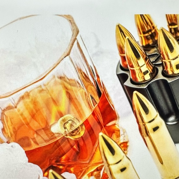 Monogrammed “Best Dad Ever” Whiskey Bullets, Stones,Fathers Day, Bday,Valentines - Picture 2 of 7